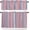 Stripelcs4330, variant on Cute Truck with Fireworks Independence Celebration Kitchen Curtain Valance and Tier Set, Blue Red Buffalo Checker Short Window Treatments Curtain Panels for Bedroom, 54x18 Valance 55x24 Tier