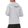thumbnail image 2 of FEDTOSING Men's UPF 50+ Long Sleeve Shirts Sun Protection SPF/UV Fishing Hoodie T-Shirts Gray, 2 of 6