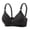 Black, variant on Women's Bra, Smoothing Seamless Bra Plunge V Neck Wirefree Bra Deep V Smoothing Bra Post Surgery Seamless Soft Lightweight Bra Full Coverage Supportive Bra, Black 85B