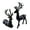 E, variant on Chanana 2PCS Christmas Reindeer Figurines Deer Statues, Deer Figurines Ornaments for Living Room Wine Cabinet TV Cabinet, Christmas Decoration
