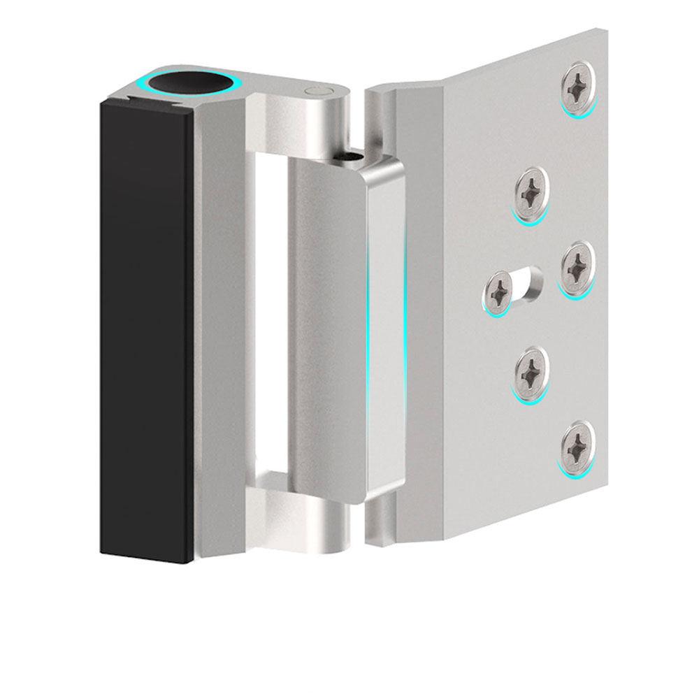 CCJH Home Door Reinforcement Lock Defender Security Child Proof Door Locks Withstand 800 Lbs for