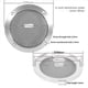 thumbnail image 2 of 2X Cubierta de Rejilla de Aluminio para Altavoz de Agudos de Automóvil, 4 Pulgadas, Rejilla de Metálica para Mejora del Audio, Color Plateado, 2 of 4