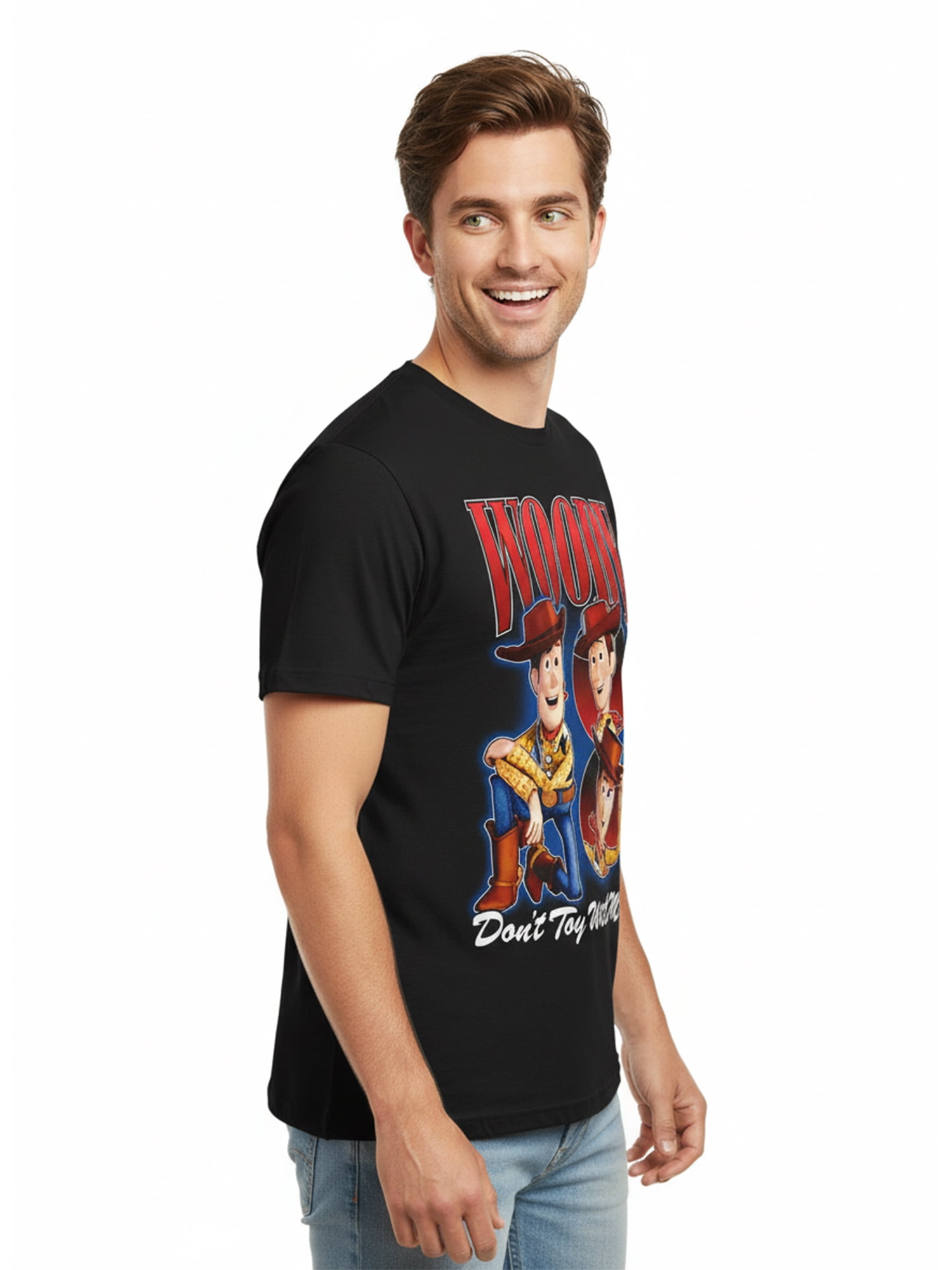 Toy Story, Men's & Big Men's Graphic Tee, Toy With Me, Sizes S-3XL