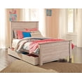thumbnail image 2 of Bowery Hill Contemporary Adjustable Full Panel Headboard in White, 2 of 9