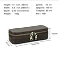 thumbnail image 5 of Portable Travel Jewelry Box Organizer – Crazy Horse Leather Zip-Around Storage Case with Velvet Lining for Rings, Cufflinks & Accessories – Vintage Brown, 5 of 17