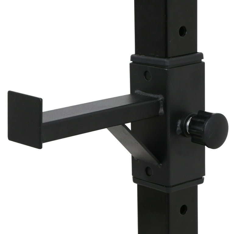 F2C 550LBS Adjustable Squat Rack with Safety Pins for Home Gym Heavy Duty Steel Squat Stand Pair