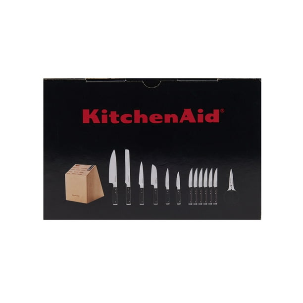 KitchenAid Gourmet 14-Piece Forged Triple Rivet Japanese Steel