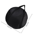 thumbnail image 2 of COMPUKAS Marching Cymbal Bag Cymbal Bag in Black for Musicians with Oxford Cloth 1Set, 2 of 8