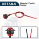 thumbnail image 4 of Luces de remolque LED para camiones Unique Bargains 12V, luces de marcador redondas de plástico impermeables rojas, 4 piezas, 4 of 7