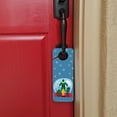 thumbnail image 4 of Elf Snow Globed Plastic Door Knob Hanger Sign, 4 of 7