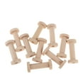 thumbnail image 4 of Esquirla 10x Vintage Wooden Empty Thread Spools Cylinder Needlework Crafts Bobbins Reels A, 4 of 8