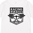 thumbnail image 4 of Inktastic Racing League with Race Car Wheel and Wings Boys or Girls Long Sleeve Toddler T-Shirt, 4 of 5