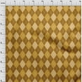 thumbnail image 4 of oneOone Silk Tabby Yellow Fabric Check Sewing Material Print Fabric By The Yard 42 Inch Wide, 4 of 4