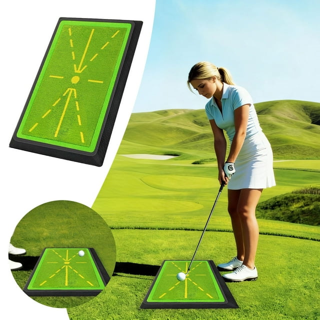Chipping Game Mat Hitting Mat Training Practice With Realistic For Indoor Outdoor Sports Games And Skill Development