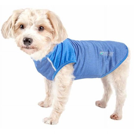 UPC: 0810787033685 | Pet Life Active  Aero-Pawlse  Heathered Quick-Dry And 4-Way Stretch-Performance Dog Tank Top T-Shirt