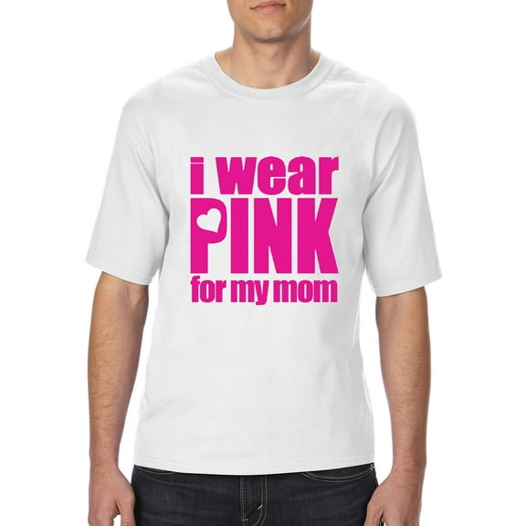 Artix - Big Men's T-Shirt - I Wear Pink For My Mom