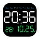 thumbnail image 3 of Reloj de Pared LED Digital con Control Remoto, Temperatura, Hora, Semana, Fecha, Reloj Despertador de Escritorio para Sala de Estar de Moda, 3 of 5