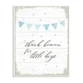 thumbnail image 2 of The Kids Room By Stupell Blue Bunting Thank Heaven for Little Boys Planked Look Wall Plaque Art, 2 of 6