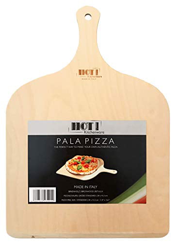 Made in Italy Kitchenware Birch Wood Pizza Peel 11.4 x 16.3 x 0.23 inches HOT 