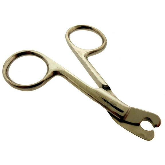 ToolUSA | 3" (7.6 cm) Stainless Steel Pet Claw Scissors | Rounded Blades | Pack of 2 | Lightweight | Home Grooming Solution for Cats & Dogs