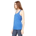 thumbnail image 3 of Bella Ladies Flowy Racerback Tank, M, True Royal Marble, 3 of 3