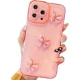 thumbnail image 3 of for iPhone 13 Pro Max Case 6.7 inch,Cute 3D Butterfly Bling Glitter Clear Transparent Case with Anti-Fall Lens Cameras Sparkly Soft TPU Case for iPhone 13 Pro Max Cover for Women Girls Pink, 3 of 13