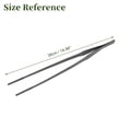 thumbnail image 2 of Pinzas de alimentación para reptiles Unique Bargains, pinzas rectas para acuarios con punta de goma, longitud de 14.96" en color negro, 2 of 6