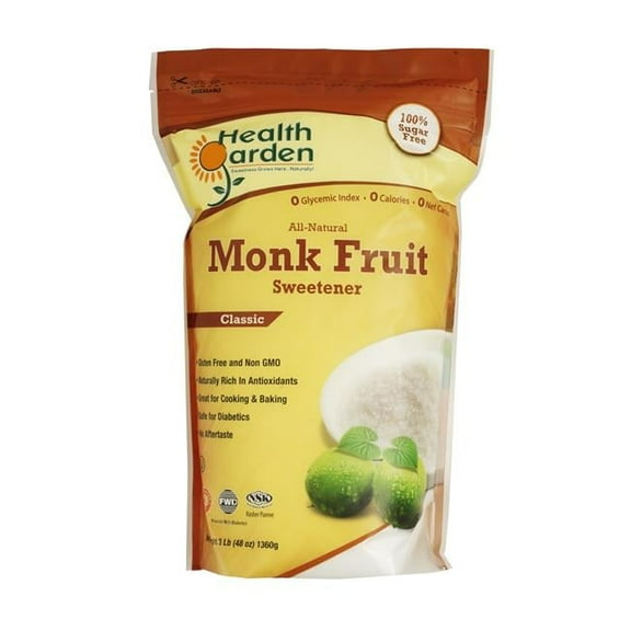Health Garden  Monk Fruit Classic All Natural Sweetener  3 lbs