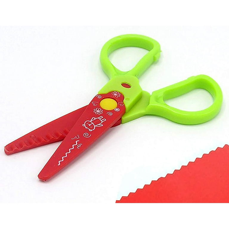 UCEC Craft Scissors Decorative Edge, Zig Zag Scissors, Kids Scissors,  Safety Scissors, Design Pattern Scissors for Kids Toddler Adults, Crafting  Scrapbooking Supplies for School, 6 Pack Colorful