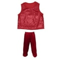 thumbnail image 4 of Teen Girls Dance Sequin Red Dance Sleeveless Tank Top and Pants Outfit Set Jazz Dance Street Dance Outerwear 12-13 Years, 4 of 4