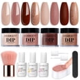 thumbnail image 1 of Kit de uñas en polvo para uñas AZUREBEAUTY Starter con 4 colores y accesorios, 1 of 7