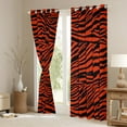 thumbnail image 3 of Manfei Animal Print Blackout Curtains Set of 2 (52x84 Each),Zebra Print Window Curtains,Abstract Stripes Curtains and Drapes,Wildlife Bedroom Decoration, 3 of 6
