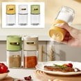 thumbnail image 3 of Hiroekza Quantitative Seasoning Box - Kitchen Set with Sealed Glass Containers and Control Bottle Green, 3 of 5