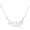 D, variant on Butterfly Number Necklace Silver