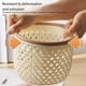 thumbnail image 5 of Portable dirty clothes basket, dirty clothes basket, Creamy white, 5 of 5