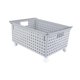 thumbnail image 2 of Cesta para la colada con ruedas, organizador de carrito con ruedas, contenedor de ropa sucia para muñecas, ropa de cama, bloques de construcción, baño 46cmx35cmx30cm, 2 of 8