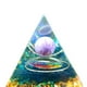 thumbnail image 4 of Pirámide de orgonita de 5 cm Heal Reiki Orgone Generador de energía Piedra de cristal (F), 4 of 6