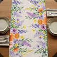 thumbnail image 5 of Table Runners 72 Inches Long Dress Scarves, Pink Orange Flowers Farmhouse Kitchen/Dining Table Runner, Coffee Tablerunners, Spring Floral Farmhouse Botanical Rustic 18x72 Inch, 5 of 9