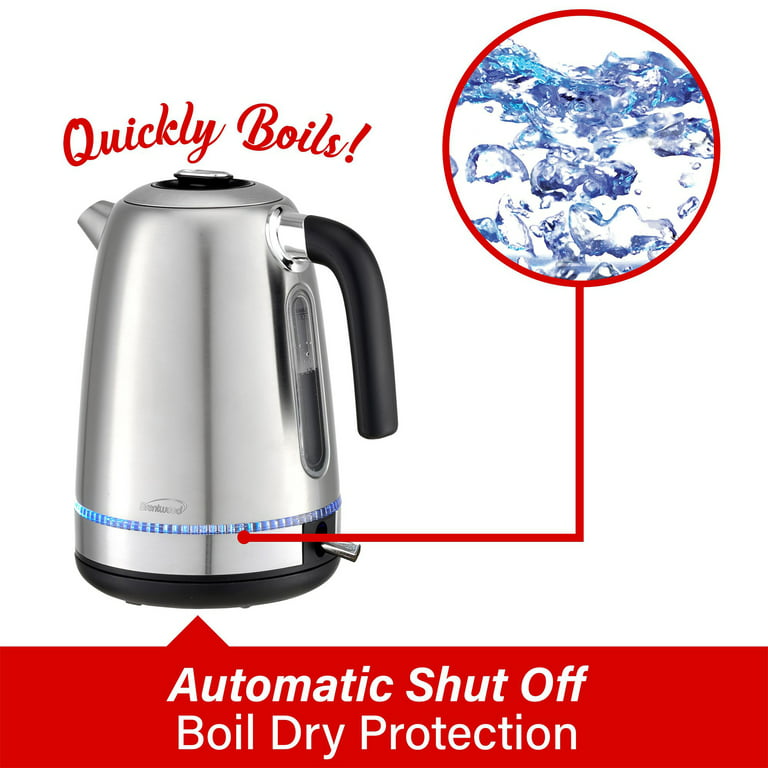 Stainless Steel Electric Kettle – No plastic touches the water