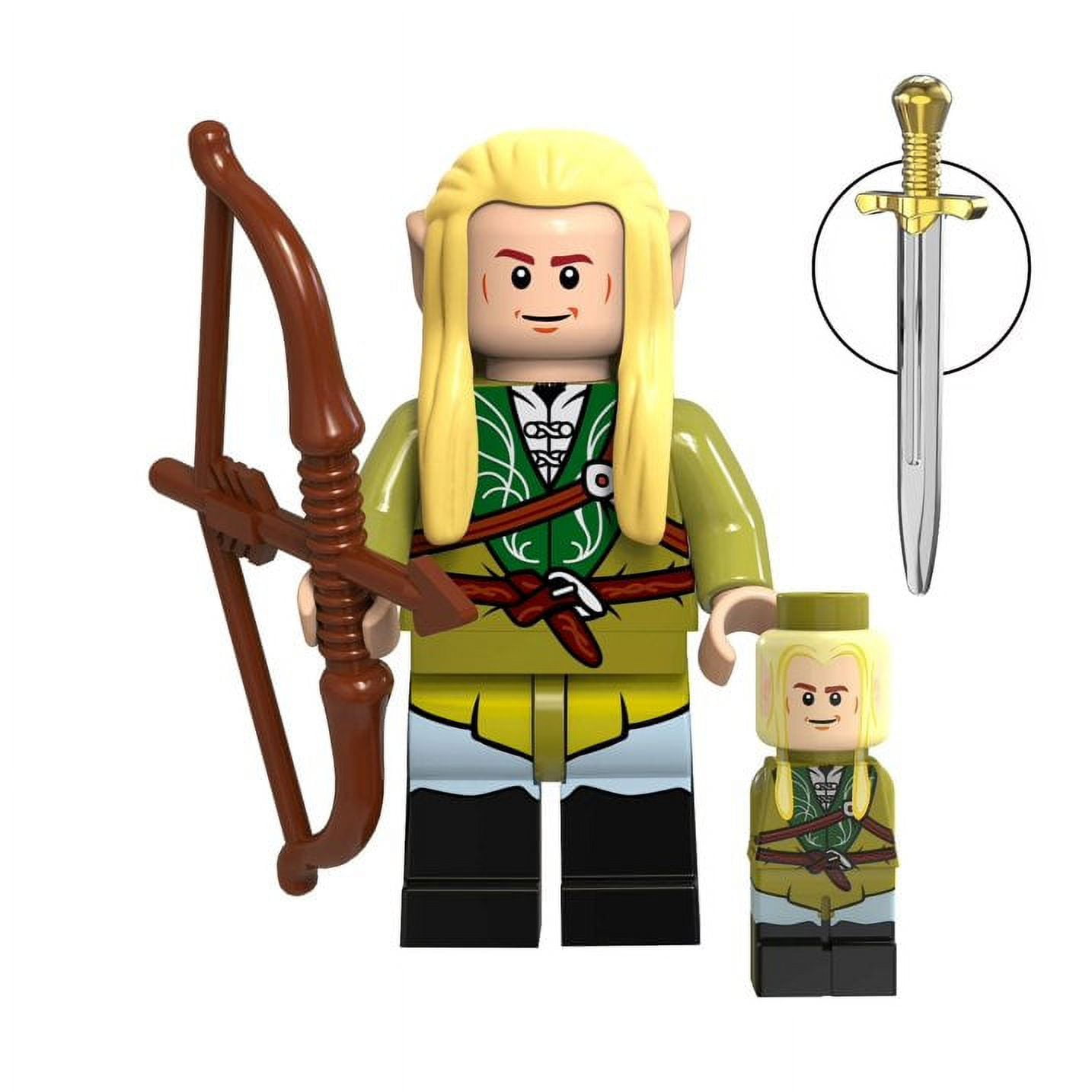 8 Pcs Lord  Action Figures Building Blocks Toys Set, Collectible 1.77 Inchs Minifigures Building Kits Awesome Gift for Kids Fans of the Rings Building Toys