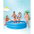 thumbnail image 4 of Intex Crystal Blue Inflatable Kiddie Pool 66 Inch x 15 Inch, Durable Backyard Pool for Kids, Easy Setup Design for Outdoor Summer, Inflatable Backyard Summer Pool for Kids and Family Fun (58446EP), 4 of 4