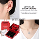 thumbnail image 2 of Regalos Para Mujer,collar Y Aretes Corazón Mujer Con Caja Xtellar rojo, 2 of 3