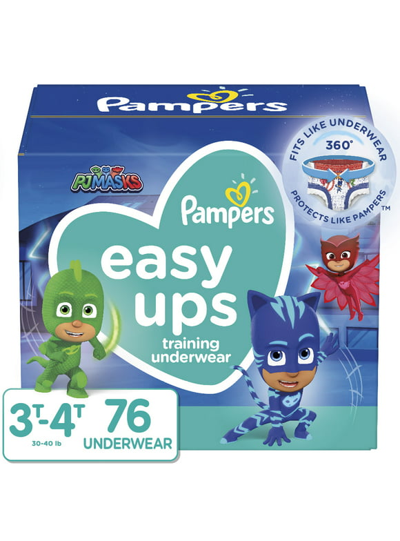 Pampers Easy Ups Training Pants, Boys, Size 3T-4T, 76 Count