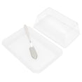 thumbnail image 1 of Suministros de cocina, Caja de plástico cuadrada para almacenar mantequilla, Cortador de mantequilla, Resultados impresionantes, 1 of 12