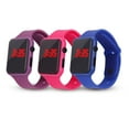 thumbnail image 4 of Men Women LED Digital Watch Year Month Date 24 Hour Display Square Kid Sports Wristwatch, 4 of 8