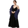 thumbnail image 3 of ORUYROP Châle Foulard Enveloppements Doux Chiffon Dentelle Pashmina pour Robes de Soirée pour occasions Formelles, 3 of 7