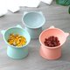 thumbnail image 1 of New Cat Bowl High Foot Dog Bowl Neck Protector Cat Pet Food Water Bowl Anti-tip Binaural Pet Feeding Cat Pet Dessert Bowl 2023Set C He Qiyong unisex, 1 of 1