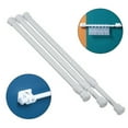 thumbnail image 2 of Mduoduo Bathroom Spring Loaded Extendable Telescopic Voile Tension Curtain Rail Pole Rod 40-70cm, 2 of 8
