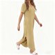 thumbnail image 5 of Vestido Corto para las Mujeres de Verano Color Sólido Cuello en V Vestido de Bolsillo de Manga Corta, Vestido de Verano Casual de las Mujeres para las Salidas de Primavera, 5 of 6