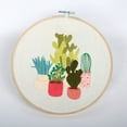 thumbnail image 3 of Opolski DIY Art Sewing Crafts Bonsai Plant Pattern Needlework Embroidery Starter Kit, 3 of 9